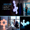 1pc Touch Sensitive Night RGB Lighting, Geometric Module DIY Assembly Night Light,For Living Room, Bedrooms, DIY Lovers