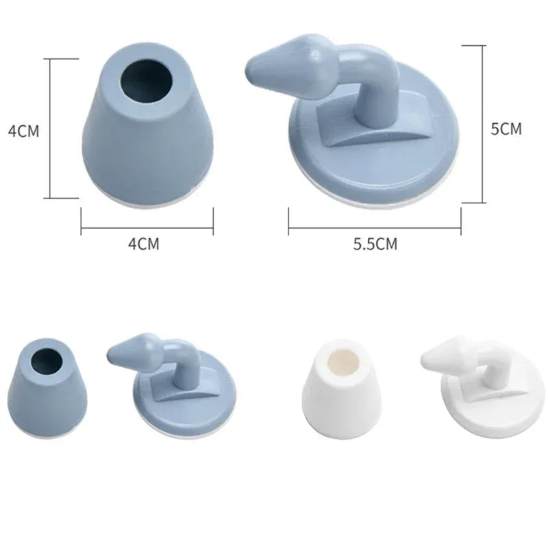 Silicone Self-Adhesive Door Stopper Wall Protector (EACH) - Clarify.pk
