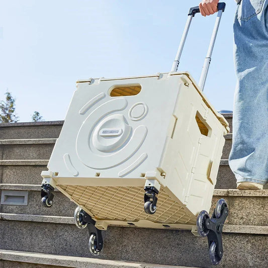 Outdoor Folding Trolley – Climbing & Shopping Cart - Clarify.pk