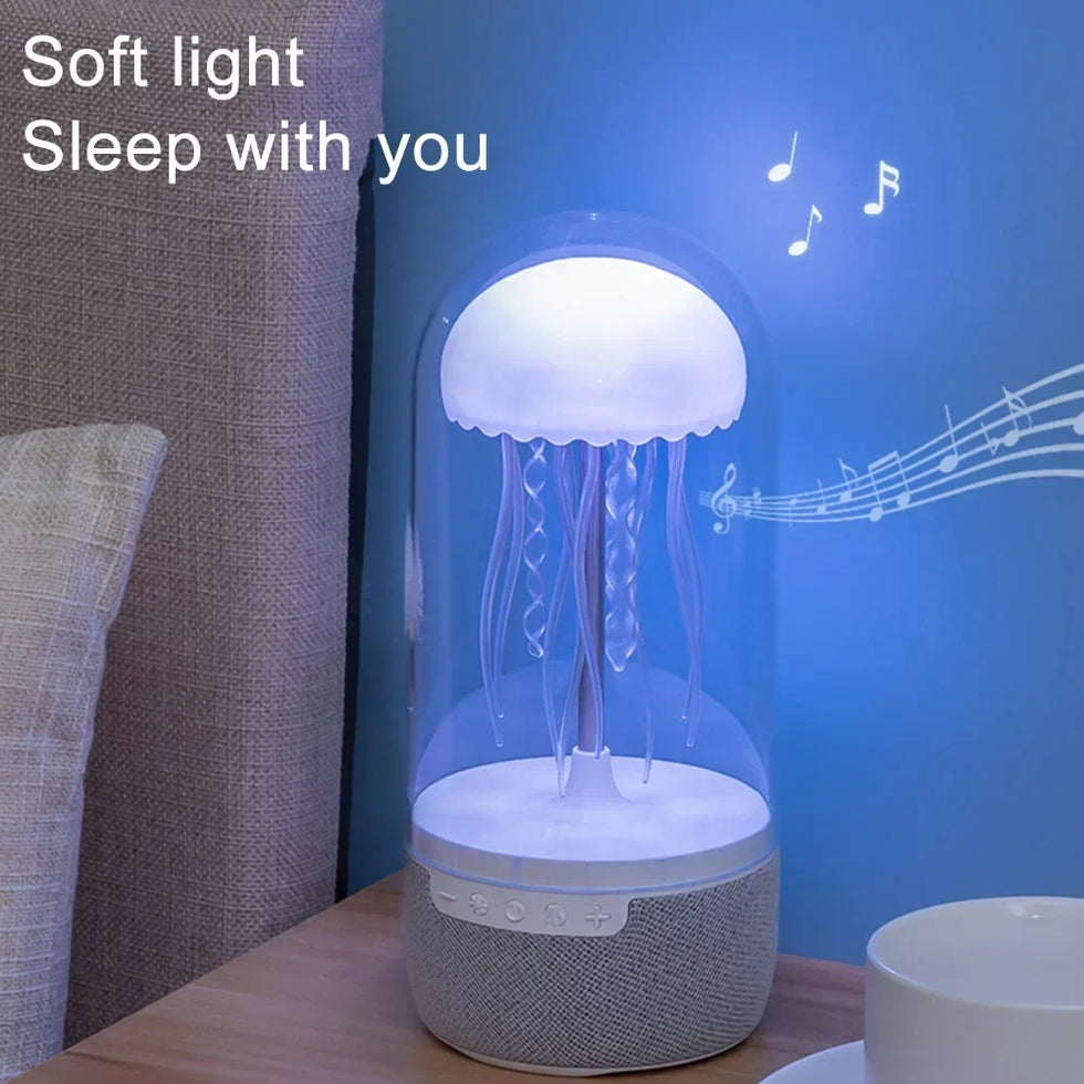 Jellyfish Bluetooth Speaker – HiFi Wireless Sound & LED Mood Light