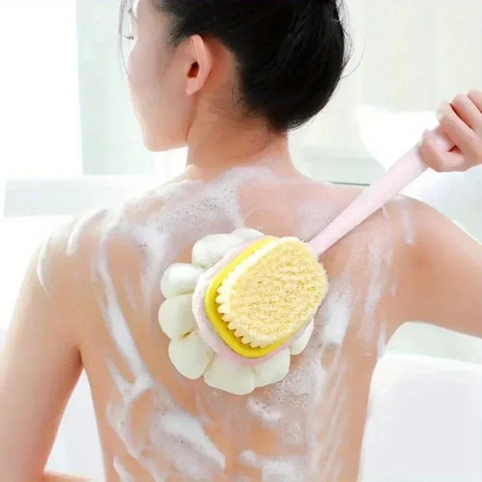 نرم لانگ باتھ برش – ڈبل سائیڈڈ اسکربر