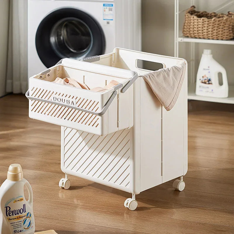 Foldable Laundry Basket for Dirty Clothes Storage - Clarify.pk