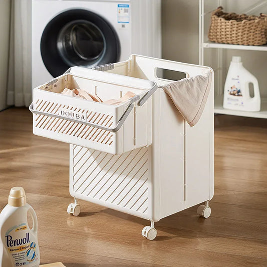 Foldable Laundry Basket for Dirty Clothes Storage - Clarify.pk
