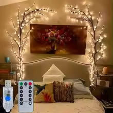 Enchanted Willow Rattan LED Branch Lights – 72 LEDs