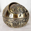 Zinc Alloy Ashtray Metal With Cover Anti-fall Windproof Ashtray Home living Room Tea Room Table Decoration Birthday Gift - Clarify.pk