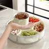Portable Snack Tray – 360° Rotating & Spill-Proof - Clarify.pk
