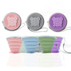 Silicone Folding Glass with Lid – Portable & Leak-Proof (each) - Clarify.pk