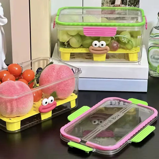 Acrylic Fridge Storage Container with Lid