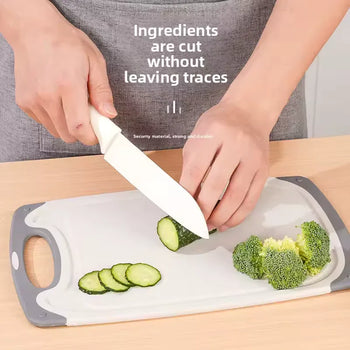 Multi-Functional Plastic Cutting Board – 23x38 cm Fruit & Veg Chopper - Clarify.pk