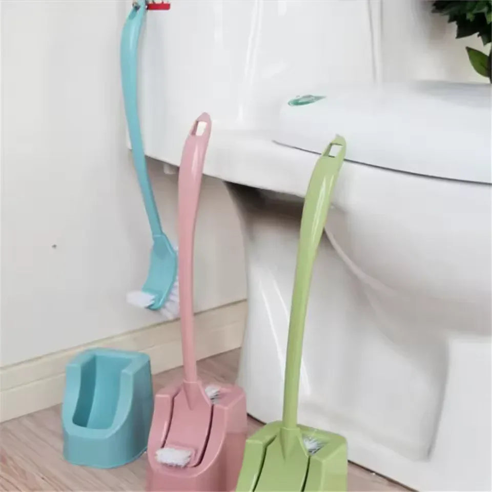 Long Handle Toilet Brush with Holder – Deep Clean Tool - Clarify.pk