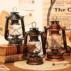 Vintage Kerosene Lamp – European Windbreak Metal & Glass Portable Light - Clarify.pk