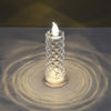 Rose Projection Crystal LED Candle Light – Romantic Lamp (each) - Clarify.pk