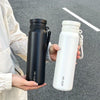 800ml Insulated Water Bottle with Tea Strainer (Random color) - Clarify.pk