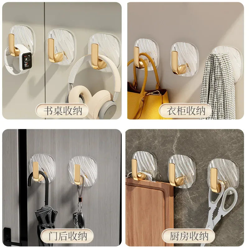 4 ایکریلک مضبوط چپکنے والی وال ہکس کا پیک