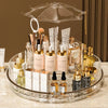 360° Rotating Umbrella Makeup Organizer – Multi-Layer Storage - Clarify.pk