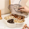 Luxury Divided Snack Serving Tray with Lids - Clarify.pk