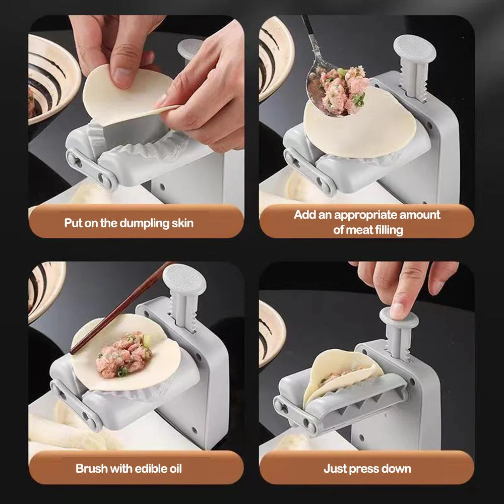 Automatic Dumpling Maker Mould Quick Prototyping Press Dumplings Skin Mould DIY Dumpling Making Machine Kitchen Accessories