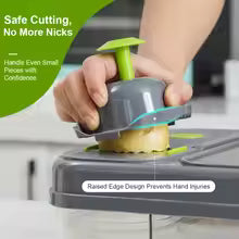 Manual Vegetable Chopper & Mandoline Slicer