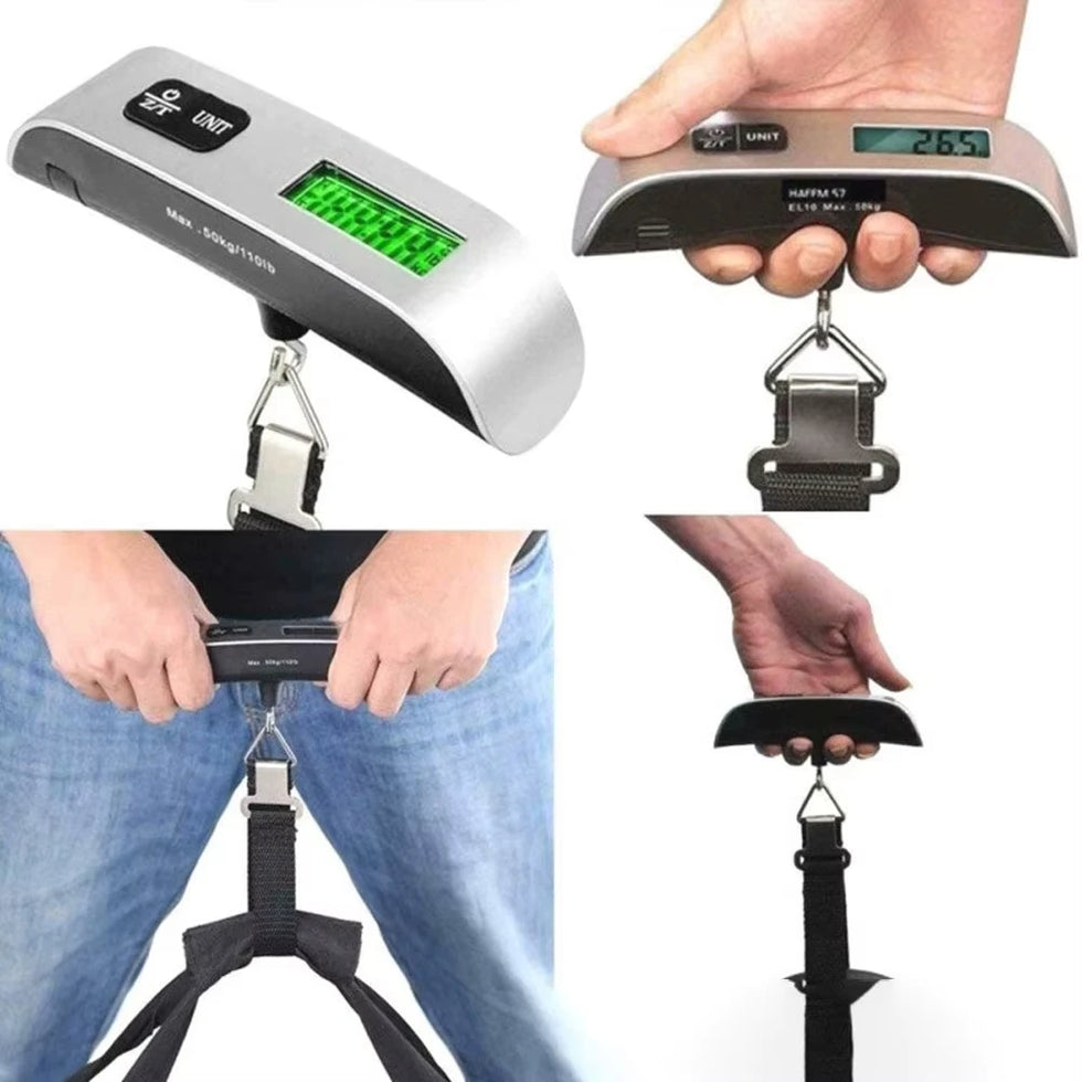 Digital Luggage Scale – 50kg Precision Handheld Station