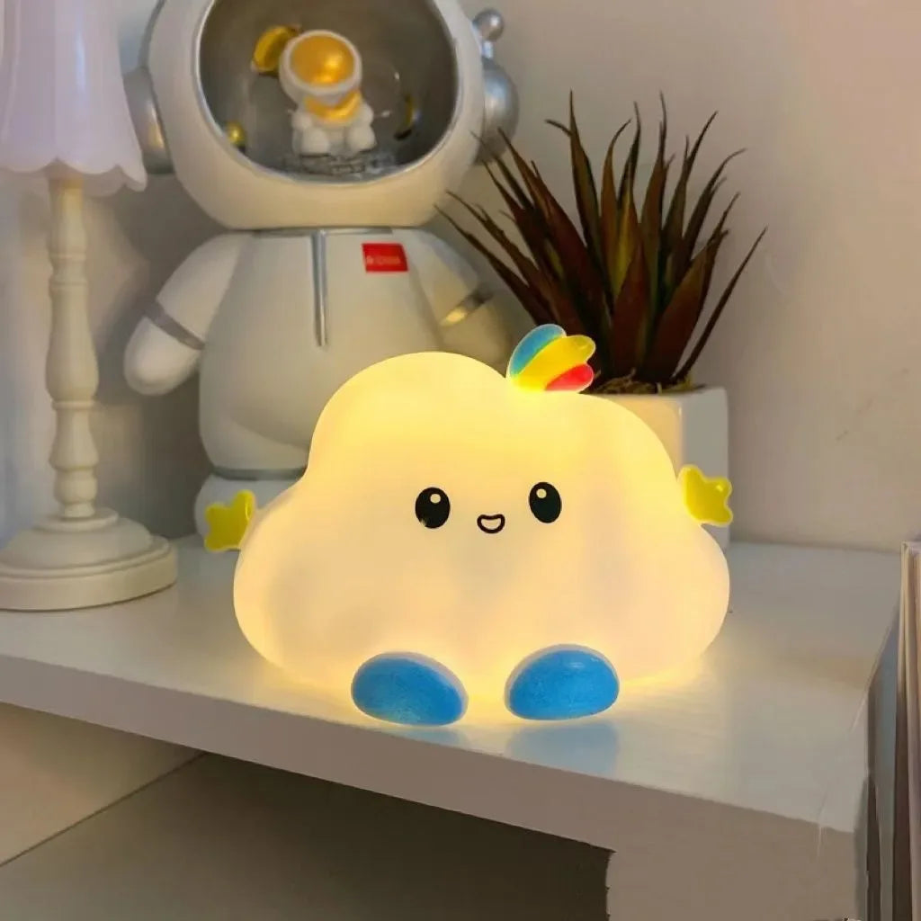 Cute Cloud Night Light – Soft Ambient Bedside Lamp - Clarify.pk