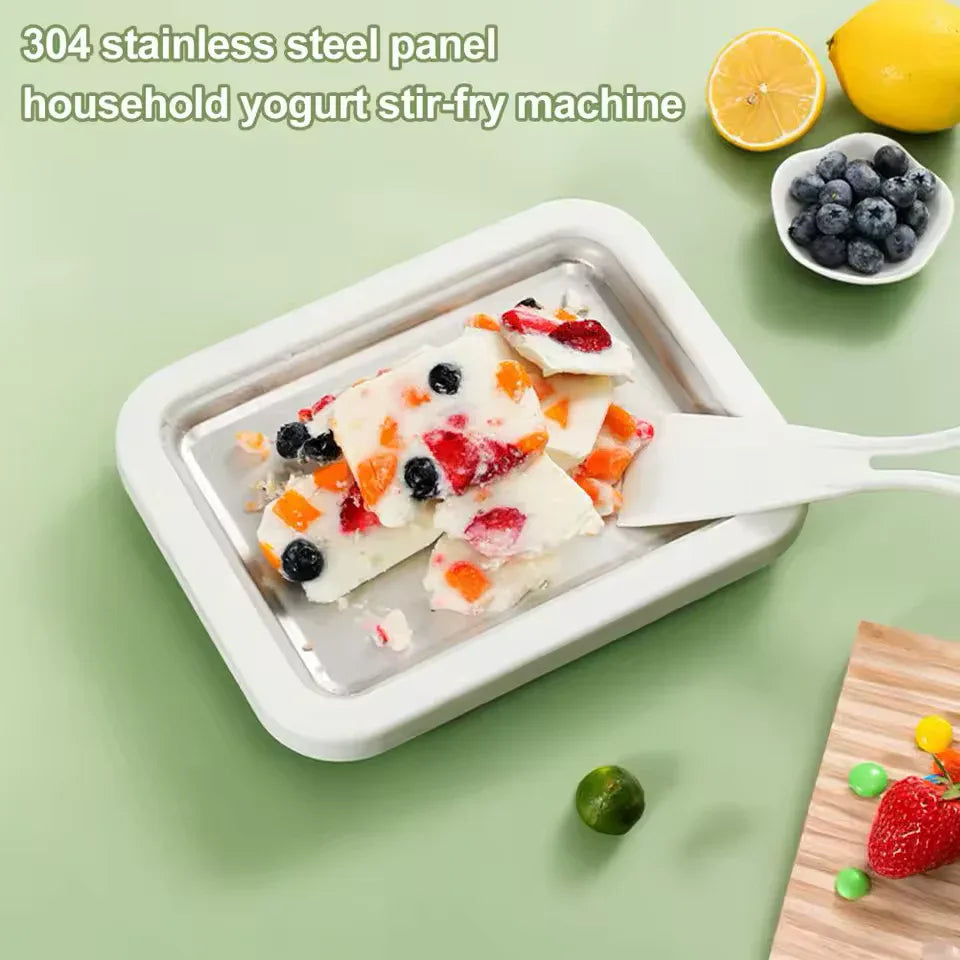 Ice Cream Making Tray with Scrapers – DIY Frozen Dessert Maker
