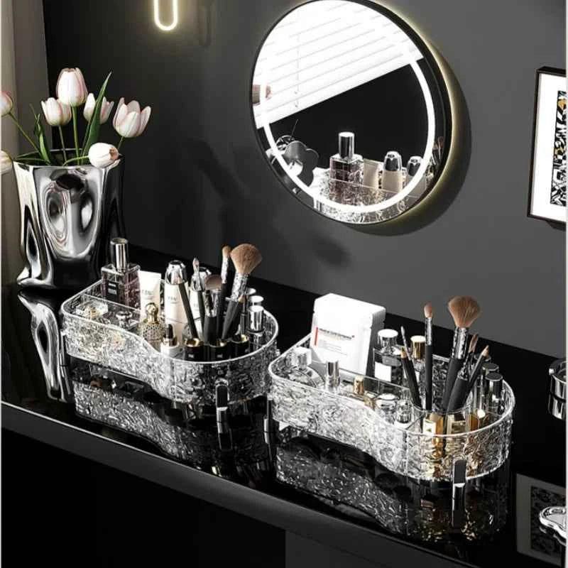 Glacier Makeup Brush Holder and Kit for Flawless Application