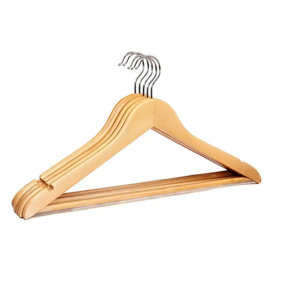 Pack of 3 Wooden Clothes Hangers – Premium Quality - Clarify.pk