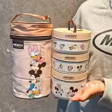 Disney Mickey & Friends Stackable 3-Tier Lunch Box Set