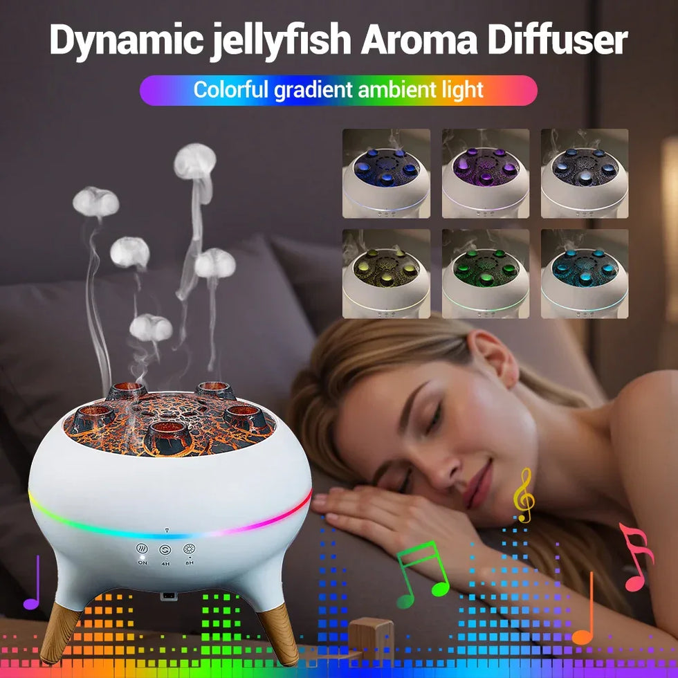 Dynamic Jellyfish Air Humidifier & Diffuser - Clarify.pk