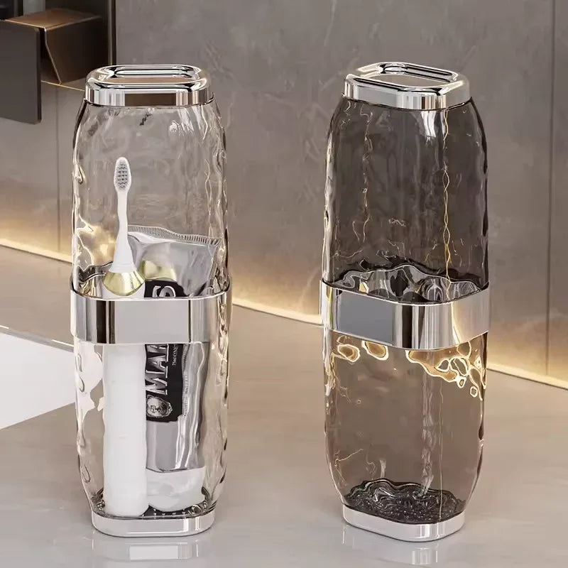 Large Acrylic Travel Toothbrush Case – Durable & Leakproof - Clarify.pk