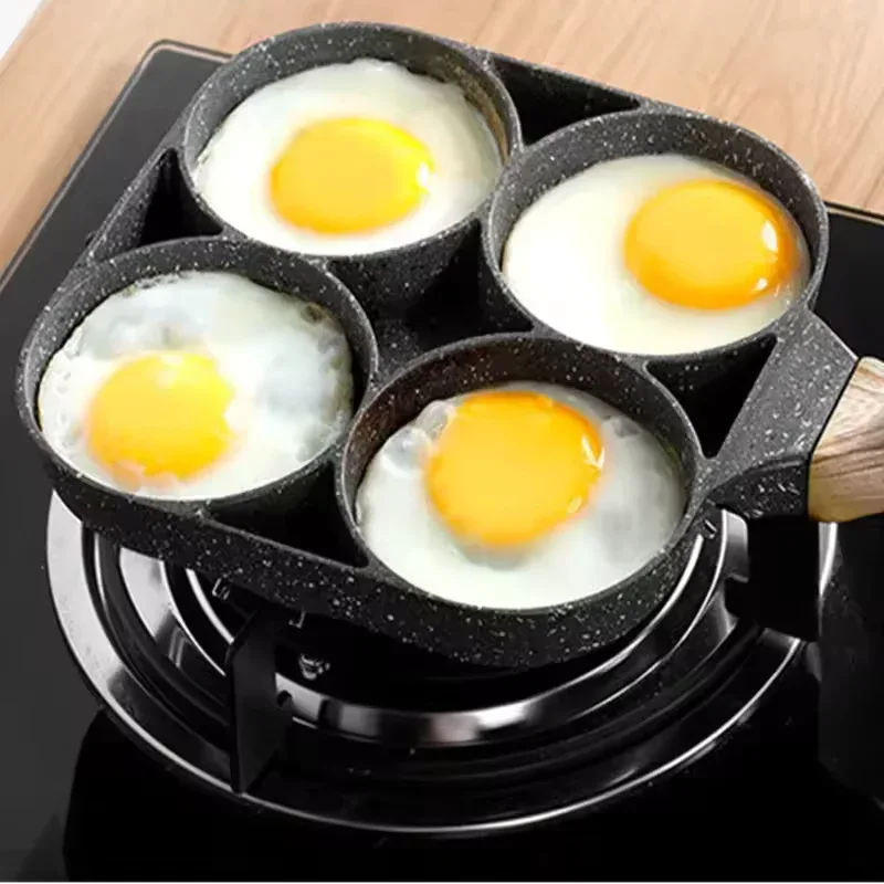 4 Compartment Non-Stick Frying Pan – Premium Quality