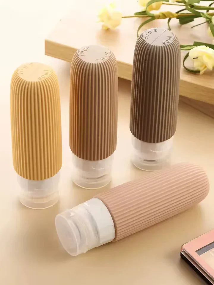 4-Piece Toiletry Pouch Set – Travel Cosmetic & Organizer Bags - Clarify.pk