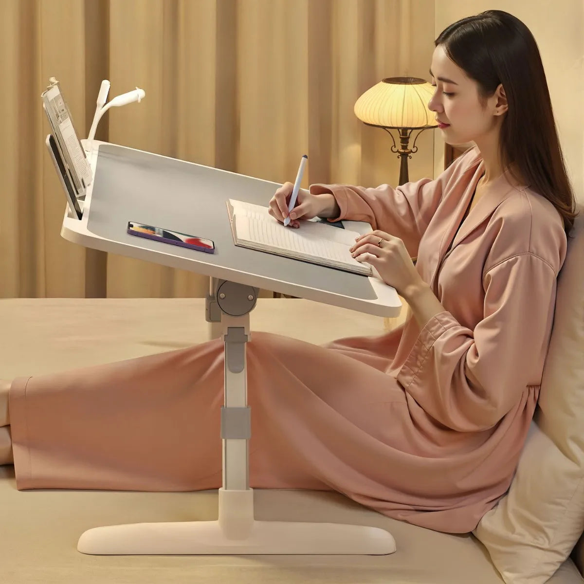Adjustable Inclined Lifting Table – Multi-Functional Study & Bed Desk