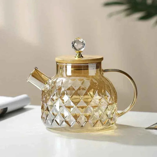 Glass Tea Kettle - Premium Durability and Elegant Design for Perfect Brewing - Clarify.pk