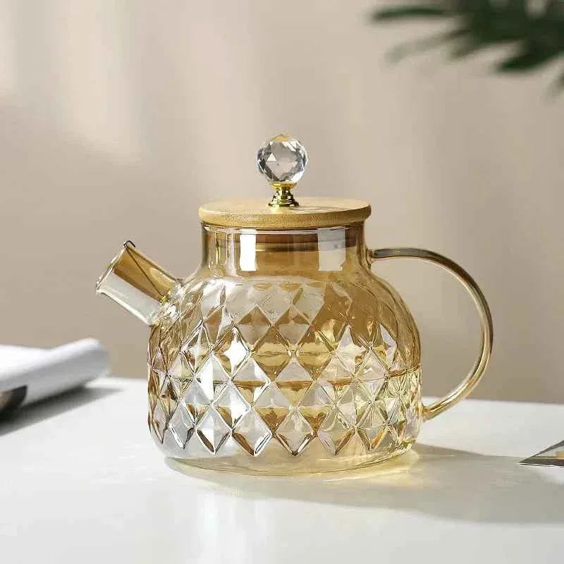 Glass Tea Kettle - Premium Durability and Elegant Design for Perfect Brewing