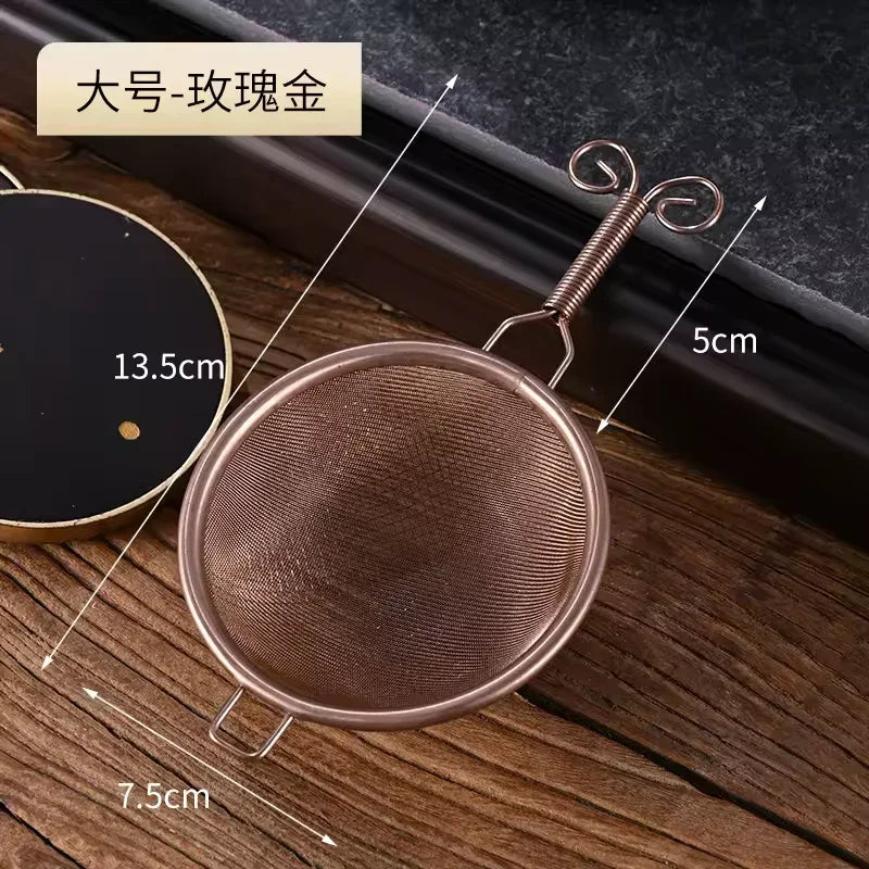 Japanese Style Stainless Steel Tea Infuser – Fine Mesh Strainer