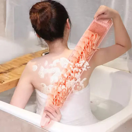 2-in-1 Shower Back Scrubber & Exfoliating Bath Belt
