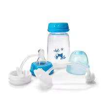 Hands-Free Baby Bottle Feeding System with Flexible Straw Tube