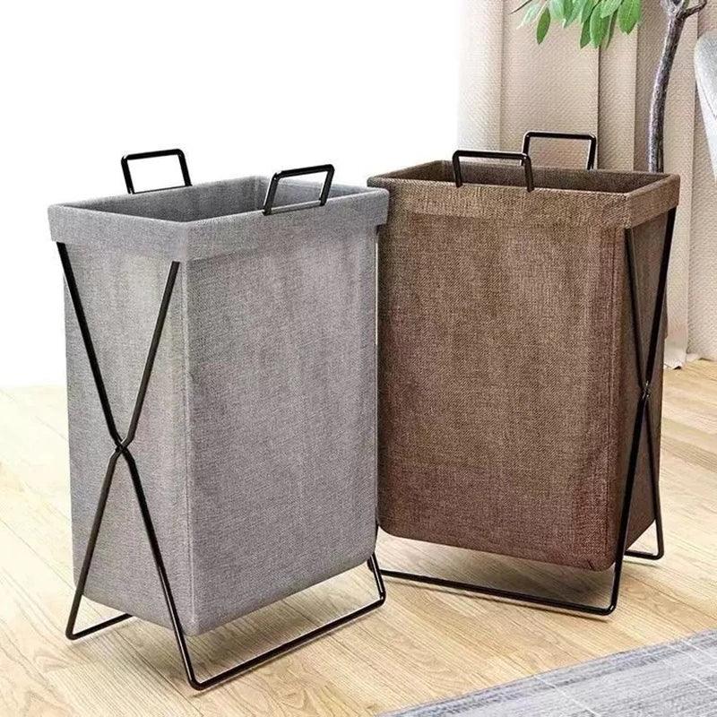 Foldable Laundry & Storage Basket – Large Capacity - Clarify.pk