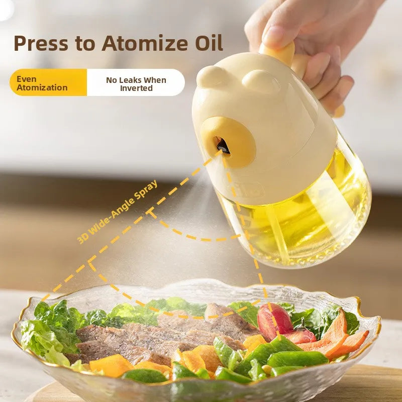 Glass Oil Pot 300ml – Leak Proof Kitchen Oil Bottle