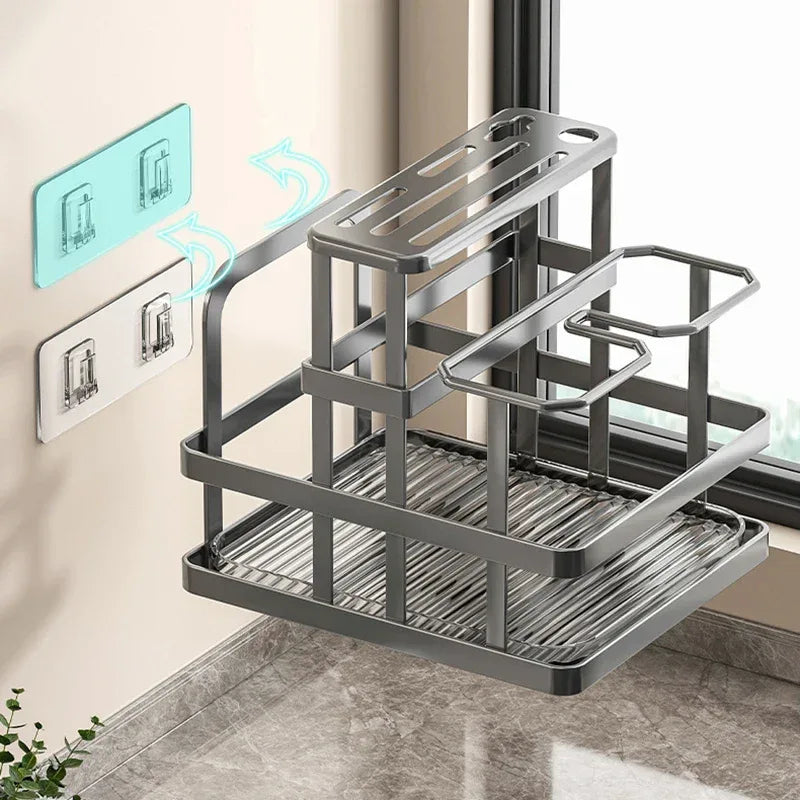 Multi-Function Kitchen Storage Rack – Knife & Board Holder - Clarify.pk