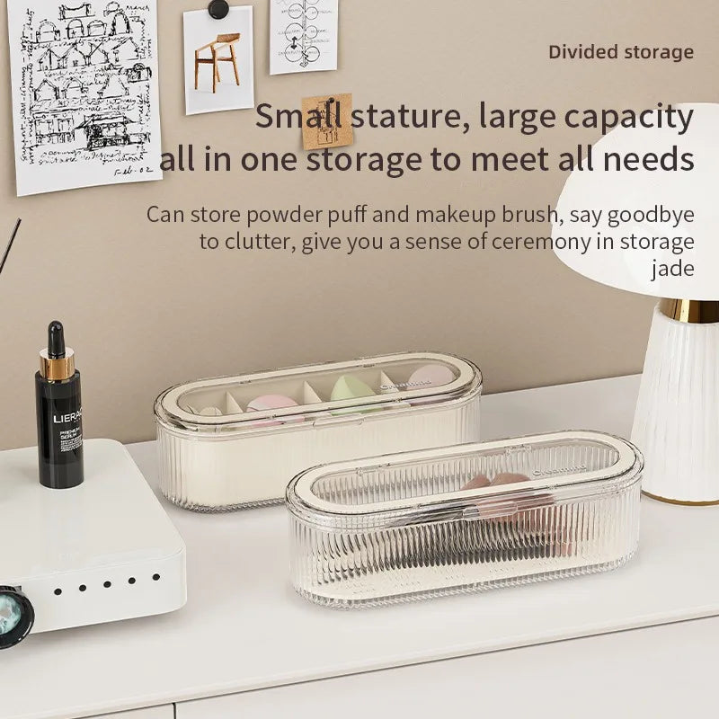 Acrylic Makeup Storage Box – Dust-Proof Beauty Station
