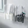 No-Drill Toothbrush Holder & Cup | Wall-Mount Shelf - Clarify.pk