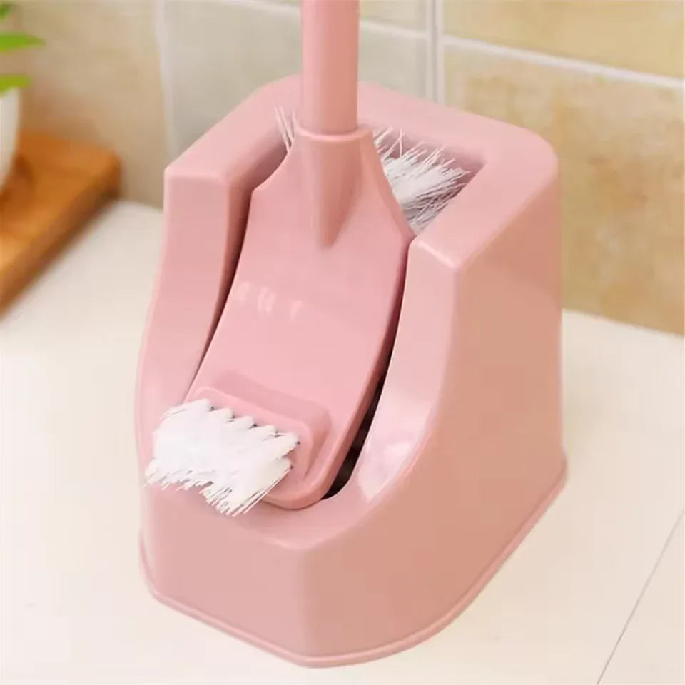 Long Handle Toilet Brush with Holder – Deep Clean Tool - Clarify.pk