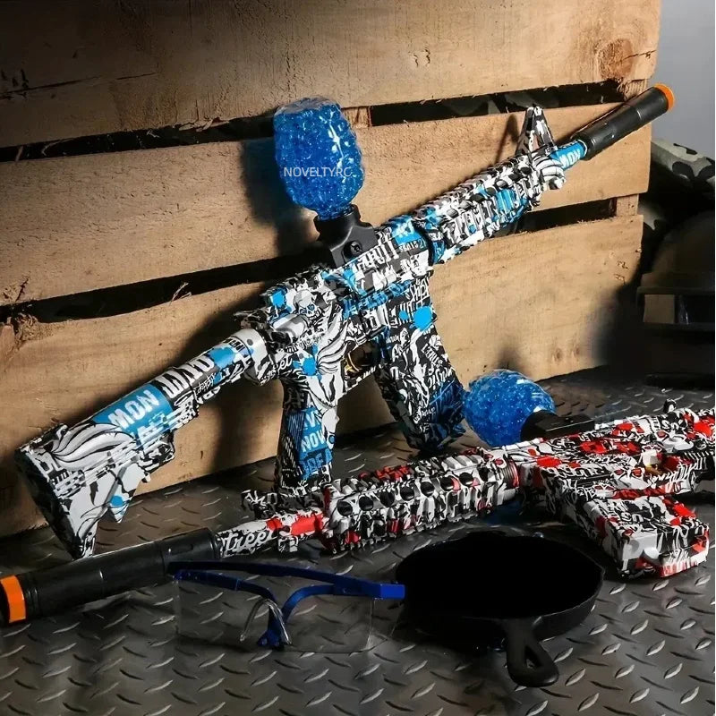 Electric splatter ball water gel blaster toy gun for kids