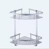 Corner Wall-Mount Bathroom Storage Rack – Aluminum No-Drill Shower Shelf - Clarify.pk