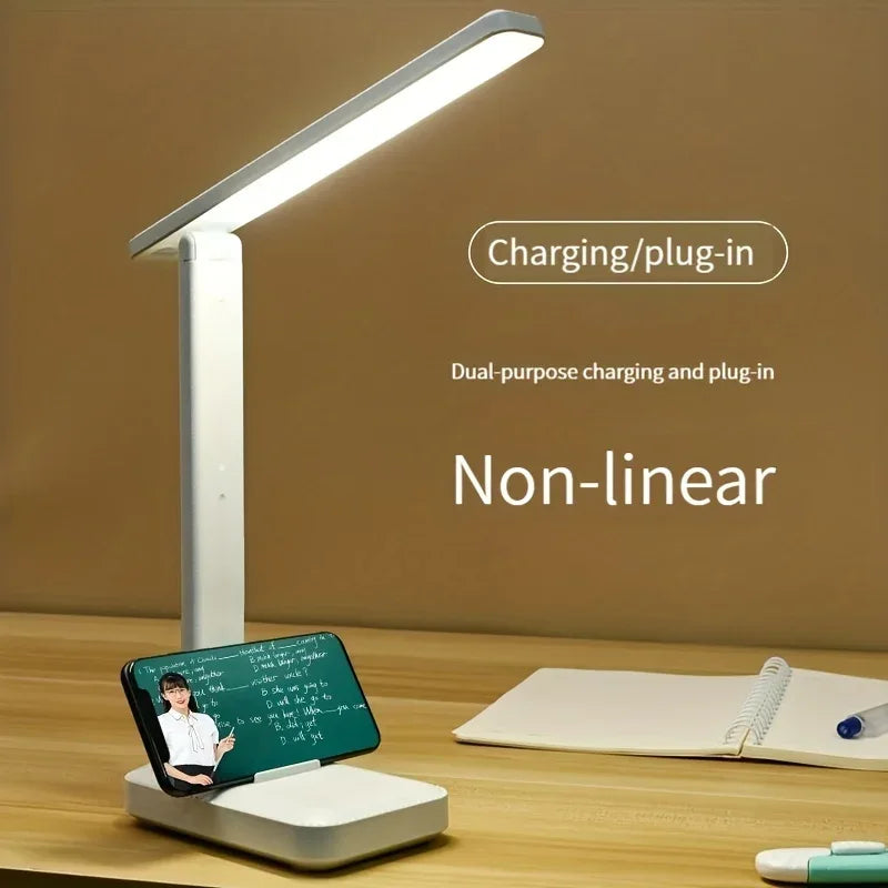 فولڈ ایبل آئی پروٹیکشن ڈیسک لیمپ - USB ریچارج ایبل