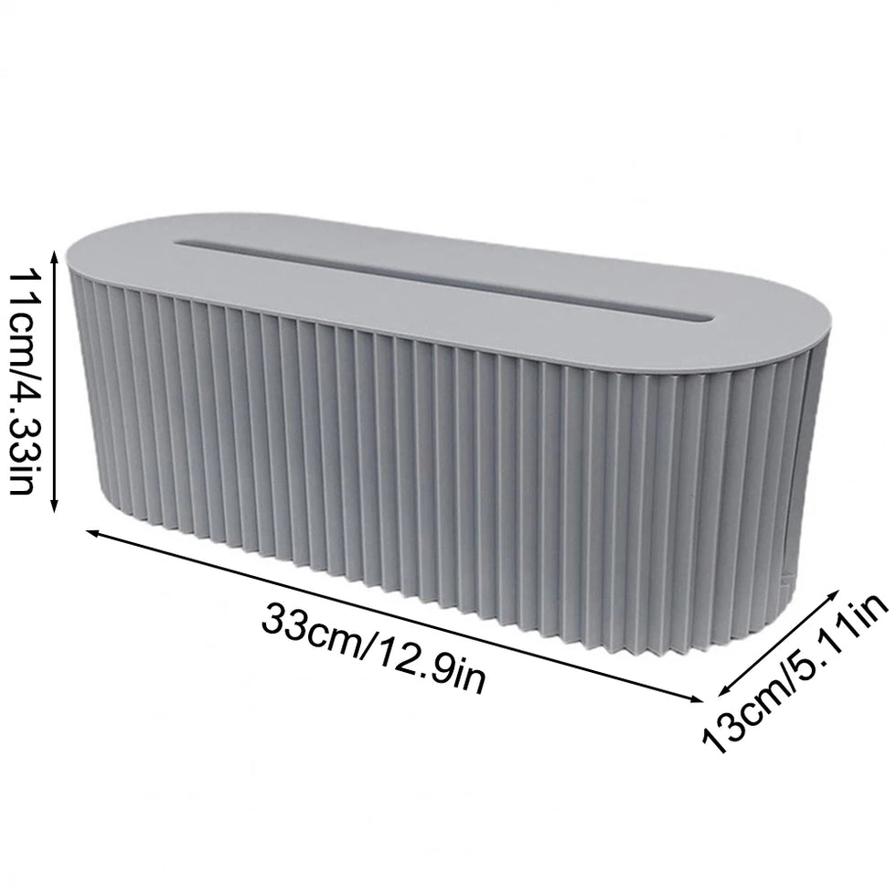Nordic Plug Board Storage Box - Cable Organizer & WiFi Router Shelf