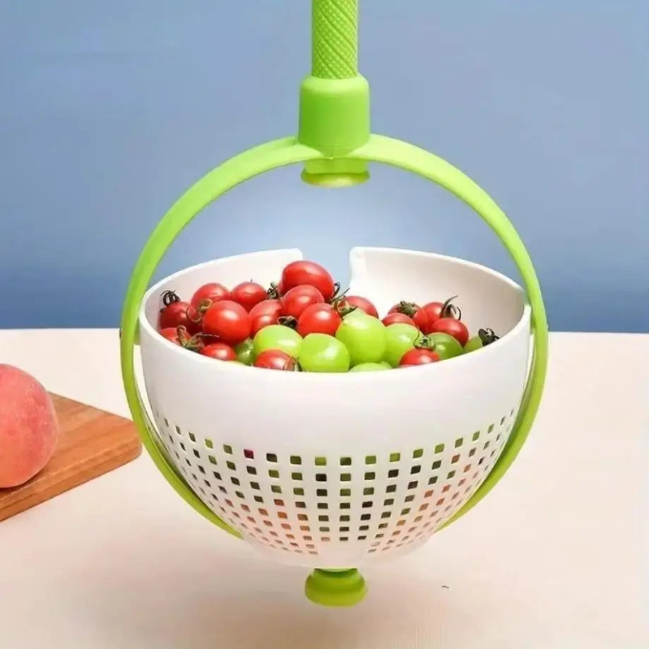 Rotating Vegetable Fruit Washing Basket
