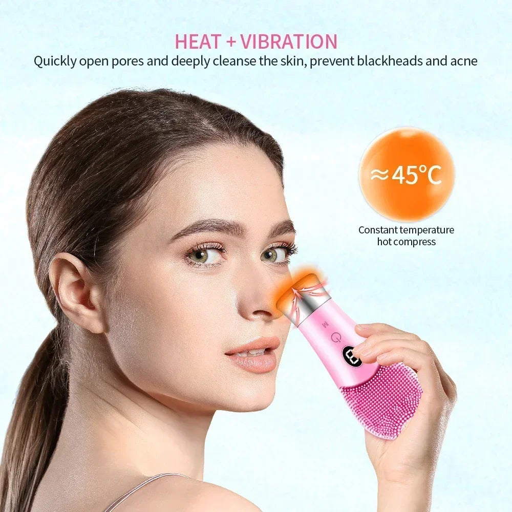 Electric Ultrasonic Facial Cleansing Brush